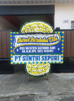 Papan Bunga Duka di Siloting